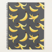 Motif de banane jaune rétro drôle éditable pour fê (Devant)