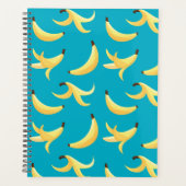 Motif de banane jaune rétro drôle éditable pour fê (Devant)