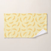 Motif de bananes sans joint jaune (Serviette à main)