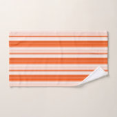 Motif de bande de dégradé orange (Serviette à main)