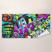 motif de bande dessinée sans soudure Abstrait. Rép (Serviette de bain)