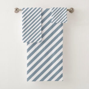 Motif de bandes bleues et blanches diagonales