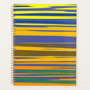 Motif de bandes colorées