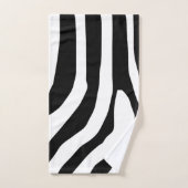 Motif de bandes d'impression Zebra (Serviette à main)