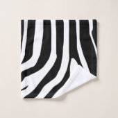 Motif de bandes d'impression Zebra (Gant de toilette)