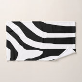 Motif de bandes d'impression Zebra (Serviette à main)