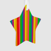 Motif de bandes verticales arc-en-ciel multicolore (devant)