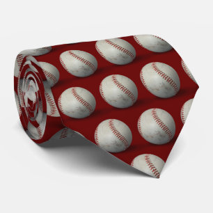 Motif de baseball   Cravate cadeau sportif