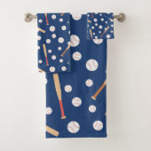 Motif de baseball et de bats (En situation)