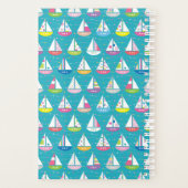 Motif de bateau à voile Pastel (Dos)