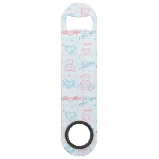 motif de bébé avec l'ours de nounours (Devant)