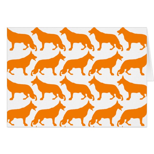 Motif de Berger Allemand (Devant horizontal)