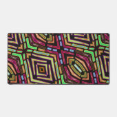 Motif de bijoux colorés en style vitrail (Recto)