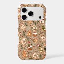 Motif de biscuit de Noël au gingembre