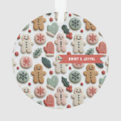 Motif de biscuit de Noël mignon (dos)