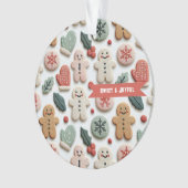 Motif de biscuit de Noël mignon (devant)