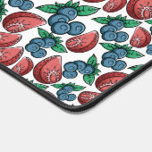 Motif de bleuets et de fraises (Coin)