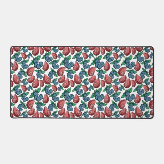 Motif de bleuets et de fraises (Recto)