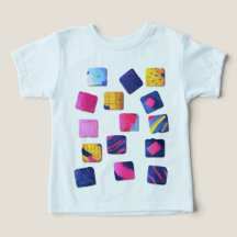 Motif de blocs colorés Abstraits