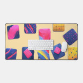 Motif de blocs colorés Abstraits (Clavier et souris)