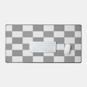 Motif de blocs gris et blanc (Clavier et souris)