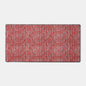 Motif de blocs gris et rouge dégradé (Recto)
