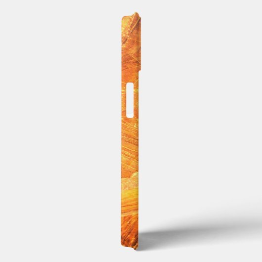 Motif de bois coque iphone de nom d'or (Verso / Droite)