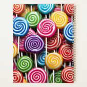 Motif de bonbons Lollipop coloré (Dos)