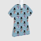 Motif de bonhommes de neige mignons (devant)