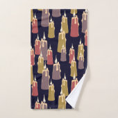 Motif de bougies (Serviette à main)