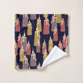 Motif de bougies (Gant de toilette)