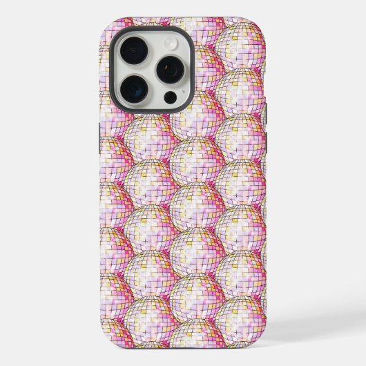Motif de boule disco rose (Verso)
