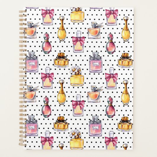 Motif de bouteilles de parfum (Devant)