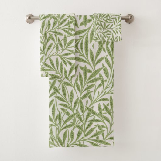 Motif de branches feuillues vertes  (En situation)