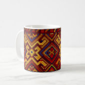 Motif de broderie au point de croix Mug (Devant gauche)