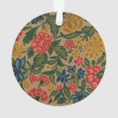 Motif de broderie florale au crewel vintage (dos)