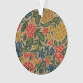 Motif de broderie florale au crewel vintage (devant)