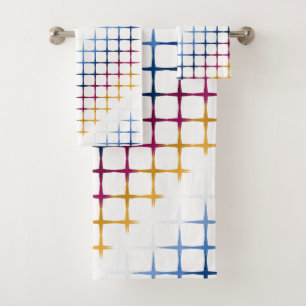 Motif de broderie point de croix coloré sans coutu