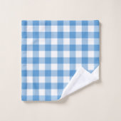 Motif de buffle blanc clair monogramme (Gant de toilette)