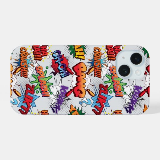 Motif de bulle Superhero (Verso Horizontal)