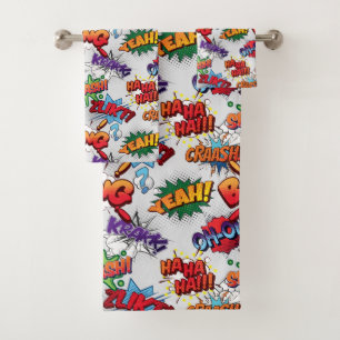 Motif de bulle Superhero
