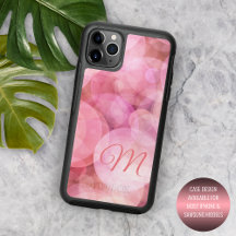 Motif de bulles rose pâle Rose personnalisé
