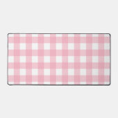 Motif de bureau en tableau rose et blanc (Recto)