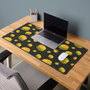 Motif de burger délicieux cool et amusant