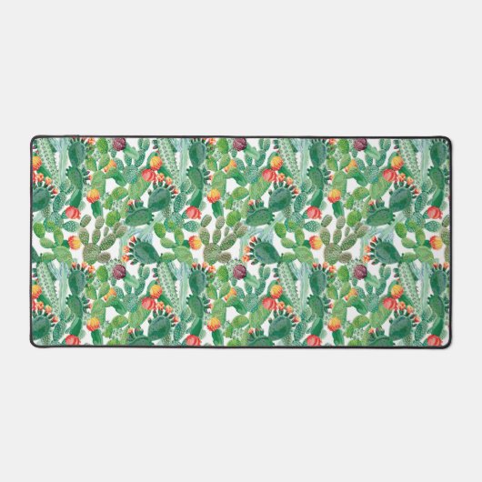 Motif de cactus aquarelle (Recto)