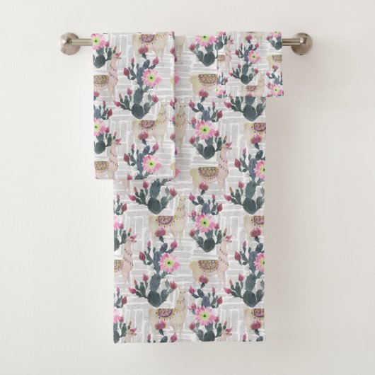 Motif de cactus d'aquarelle (En situation)