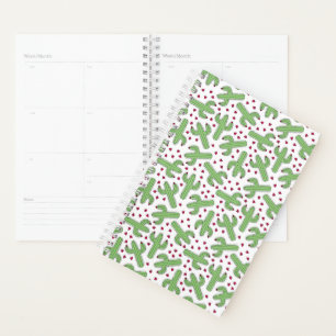 Motif de cactus et de fleurs roses