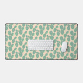 Motif de cactus vert et rose (Clavier et souris)