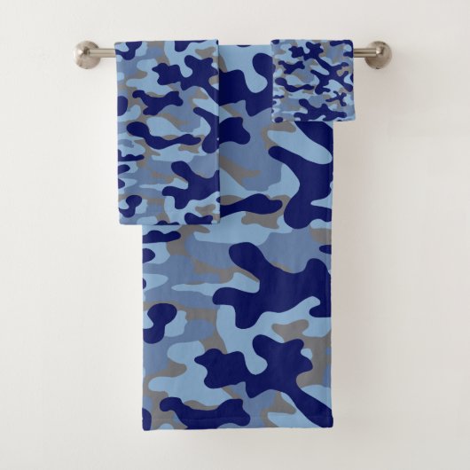 Motif de camouflage bleu marine (En situation)
