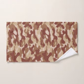 Motif de camouflage en beige désert  (Serviette à main)